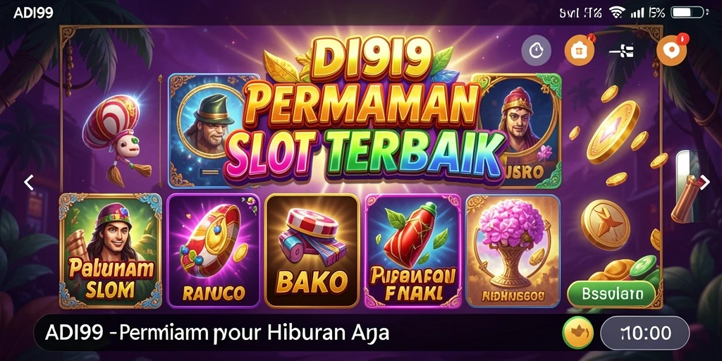 Tampilan menarik gameplay Slot ADI99 yang mengasyikkan.