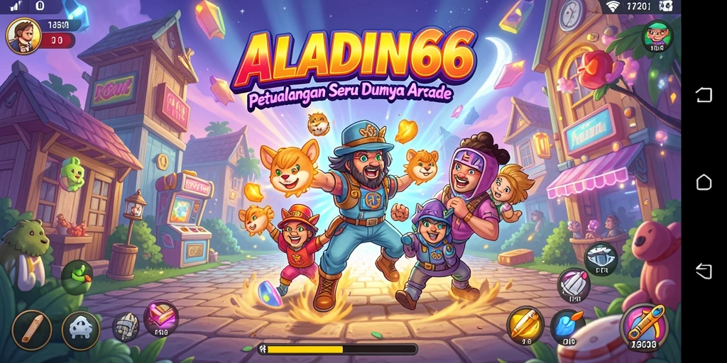 Tampilan gameplay seru di ALADIN66 dengan aksi memukau.