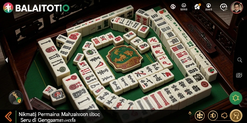Screenshot BALAITOTO menampilkan gameplay Mahjong yang menarik dan menantang.