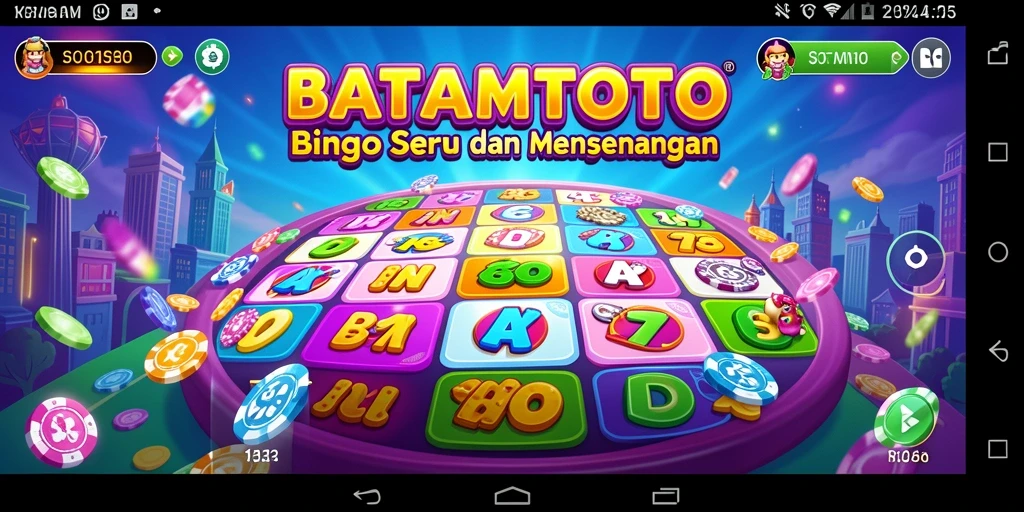 Tampilan gameplay yang menarik dari permainan Bingo BATAMTOTO.
