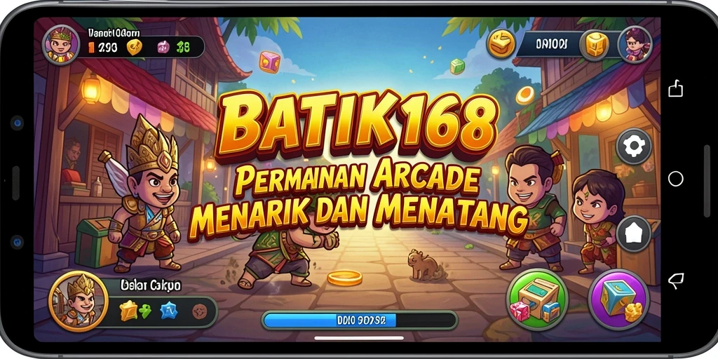 Tampilan gameplay seru dalam BATIK168 dengan rintangan yang menantang.