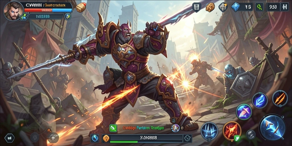 Tampilan gameplay strategis yang menantang di CW8888.