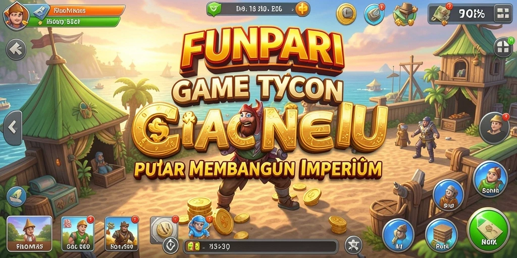 Tangkapan layar menunjukkan gameplay seru dalam FUNPARI.
