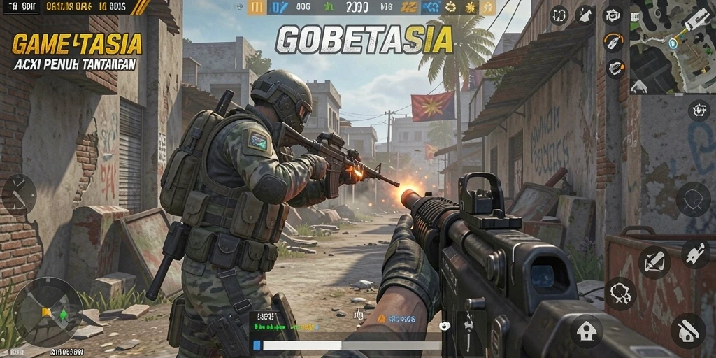 Tampilan gameplay GOBETASIA yang seru dan menegangkan.