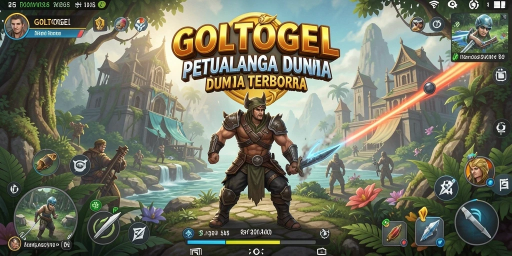 Tampilan menakjubkan dari gameplay GOLTOGEL di dunia terbuka.