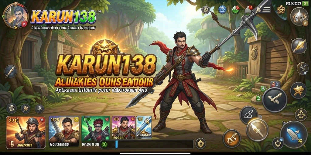 Tampilan antarmuka KARUN138 yang intuitif dan modern.