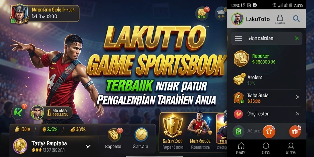 Screenshot LAKUTOTO menampilkan berbagai opsi taruhan olahraga yang menarik.