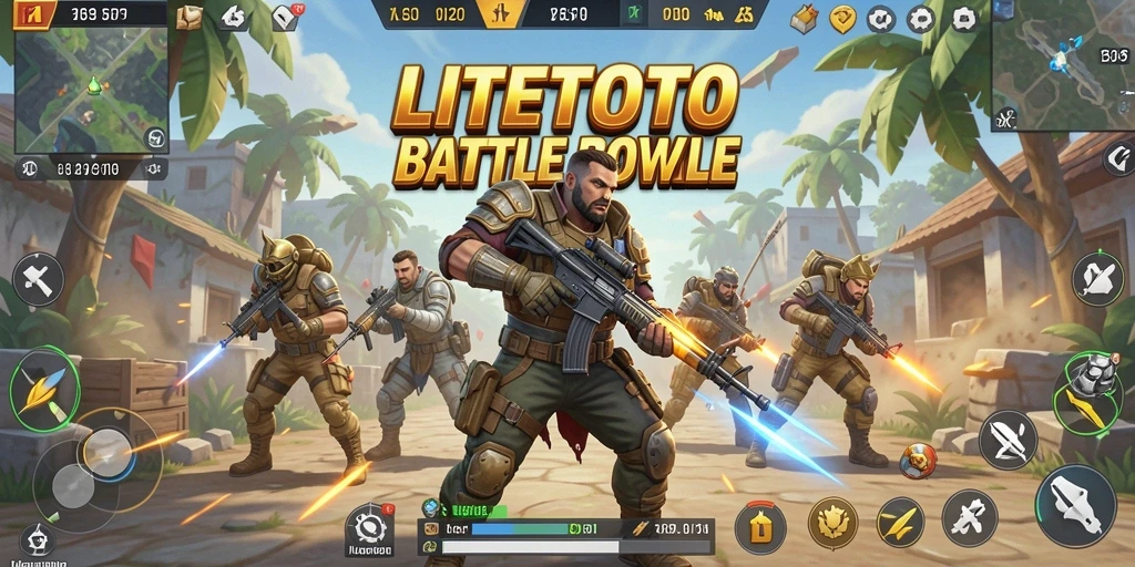 Gameplay seru dalam arena Battle Royale LITETOTO
