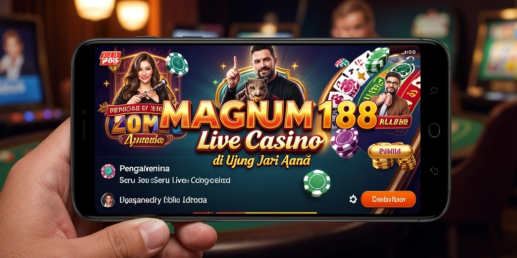 Tampilan gameplay langsung di MAGNUM188 yang memukau dan interaktif.