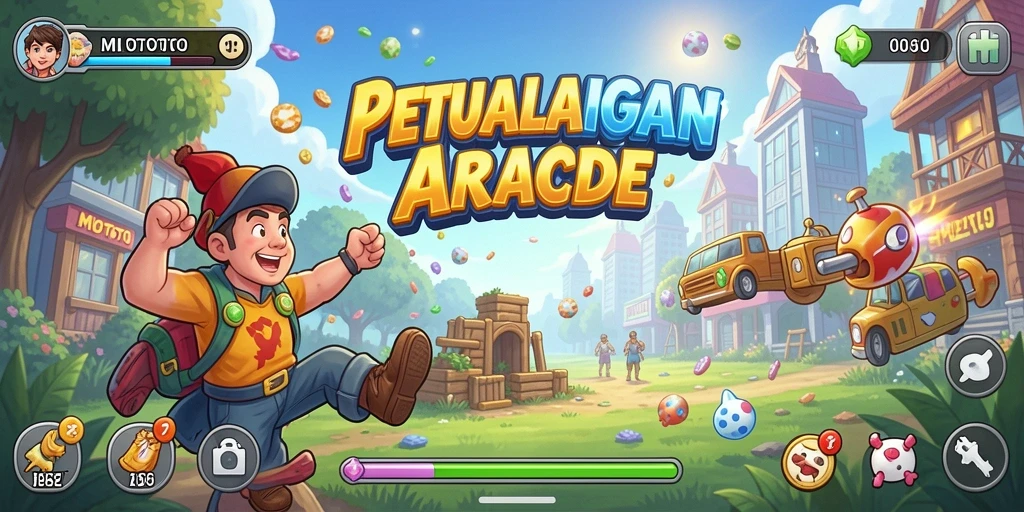 Tampilan gameplay seru dalam MIOTOTO yang memikat.