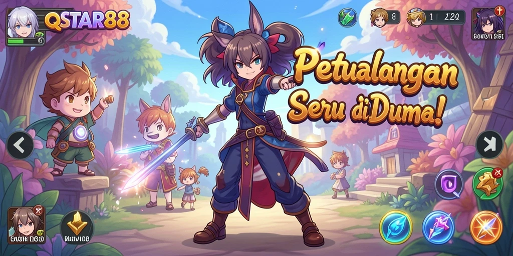 Gameplay seru dan karakter anime favorit dalam QQSTAR88.