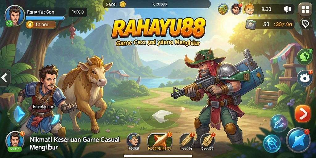 Tampilan gameplay RAHAYU88 yang seru dan interaktif.