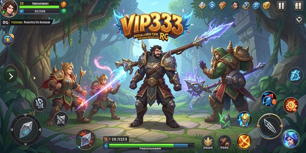 Tampilan gameplay menakjubkan dalam dunia RPG yang mendalam.