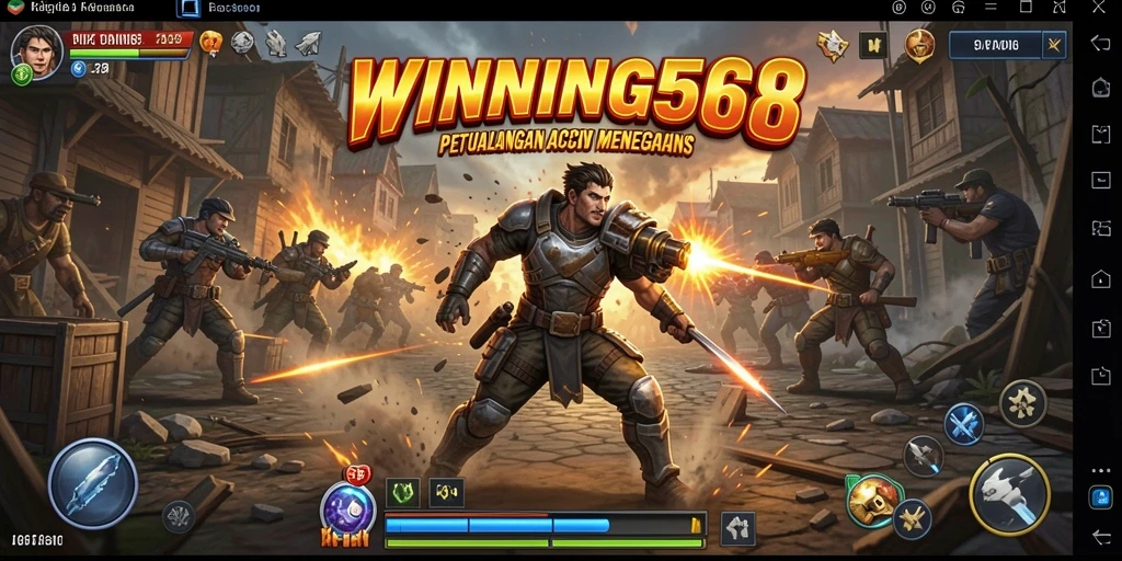 Screenshot gameplay WINNING568 menampilkan aksi mendebarkan dalam setiap momen.